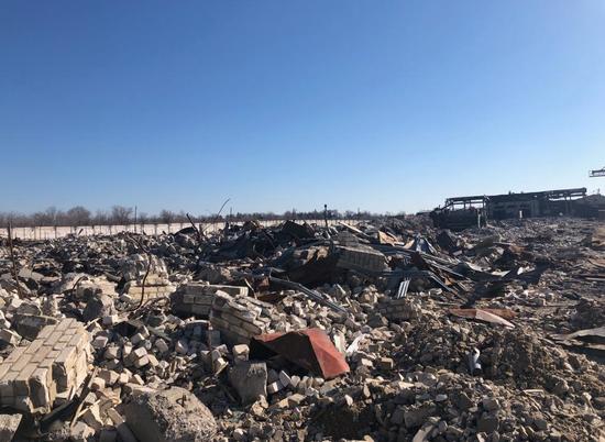 В колониях Волгоградской области ликвидировали строительные свалки